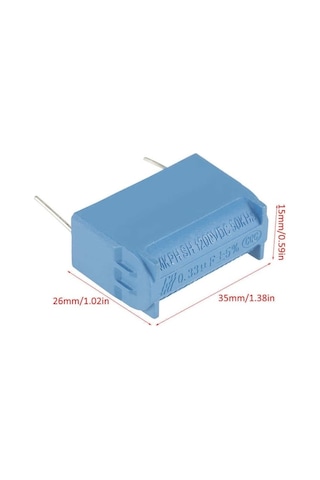 Trendooze 10 Adet İndüksiyon Kondansatörü, Radyal Kurşun 0.33uf 630v, 1200v Dc Uygun