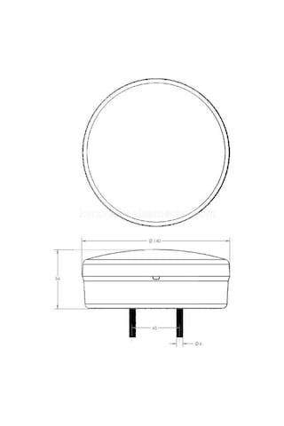 Karavan Stop Lambası Neon Led Hamburger Tip 12v-557