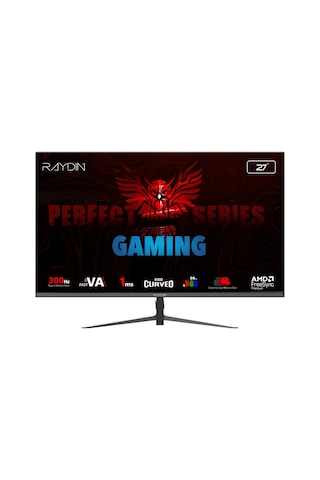 Raydın Mm27rfa-300hz, 27" , 1ms, 300hz, Full Hd, 300 Nits, 2xhdmı, Dp, Va Led, R1500 Curved, Frameless, Freesync Gaming Monitör