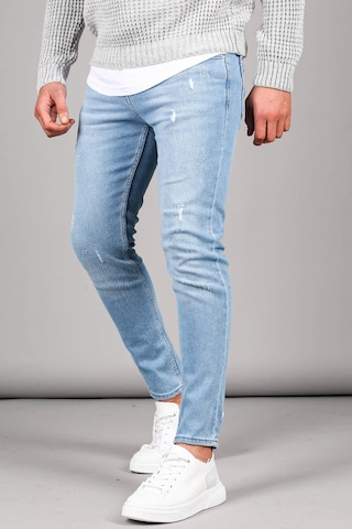 Madmext Madmext Skinny Fit Buz Mavisi Erkek Jean 5712-buz Mavisi Buz Mavi