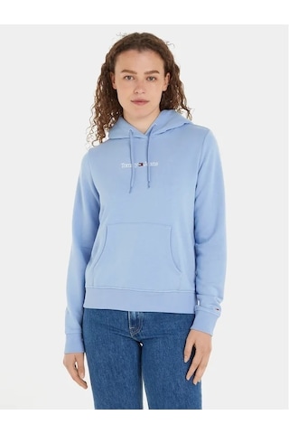 Tommy Hilfiger Tommy Hılfıger Kadın Sweatshırt Dw0dw15649-cyo Dw0dw15649-cyo Mavi