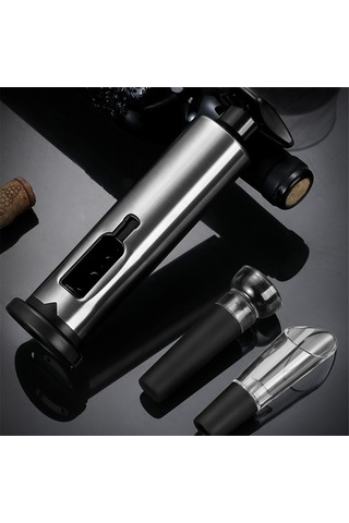 Şarap Şişe Açacağı, Büküm Tipi Şarap Mantar Açacağı, Siyah Siyah