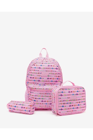 Skechers G Utılıty Backpack Set Büyük Kız Çocuk Pembe Sırt Çantası Skch8357-bdlv