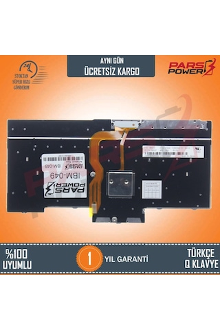Lenovo Uyumlu Thinkpad T510, T520, W510 Klavye (Siyah Tr)