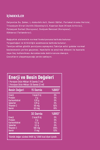Vitanil's Demir Damlası 30 Ml