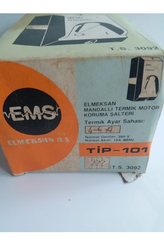 EMS(4-6 AMPER) TERMİK KORUMALI MANDALLI ŞALTER
