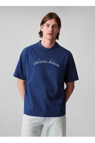 Calvin Klein Erkek Tişört-lv04rc225g Mavi