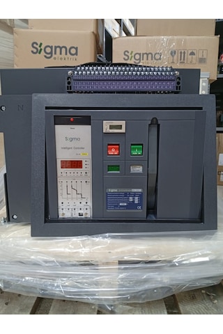 Sigma Termik Manyetik Şalter 4 Kutuplu - Sfa2500h4 2500a Açık Tip Güç Şalteri