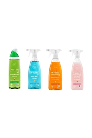 Viking Premium Banyo + Mutfak + Çok Amaçlı Sprey + Wc Temizleyici 4 x 750 ML Viking Premium Banyo + Mutfak + Çok Amaçlı Sprey + Wc Temizleyici 4 x 750 ML