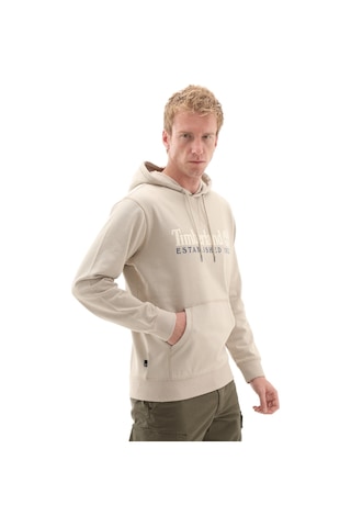 B0a5mx8cy21-r Timberland Establıshed 1973 Embroidered Logo Loopba Erkek Sweatshirt Haki B0a5mx8cy21-r Haki