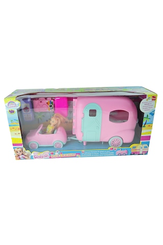 Cindy Bebek Oyuncak Karavan Arabası Karavanı Aksesuarları 6 Parça