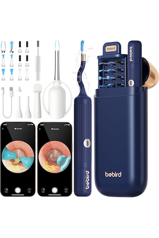 Bebird Earsight Plus Hd Kameralı Akıllı Görsel Kulak Temizleme Cihazı- Mavi