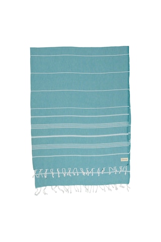 Lexroo %100 Pamuk - Anatolia Xl Battaniye Türk Havlusu - 150 X 202 Cm, Aqua Çok Renkli