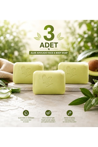 Forever Avocado Yüz ve Vücut Sabunu 142 G 3'lü