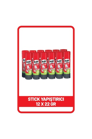 Pritt Stick 22 gr 12'li Yapıştırıcı Pritt Stick 22 gr 12'li Yapıştırıcı