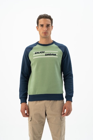 Arma Erkek Büyük Beden Bisiklet Yaka Sweatshirt 001