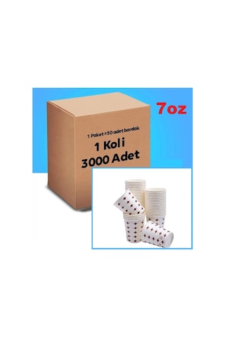 7 Oz Karton Bardak 3000 Adet Diğer