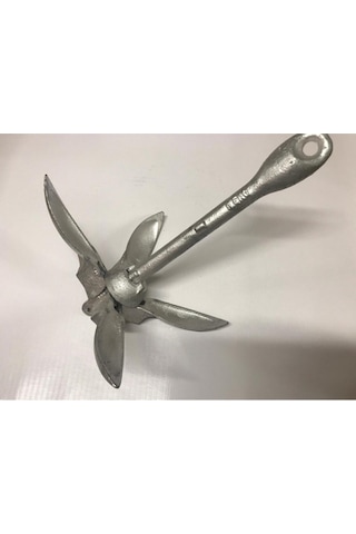 Enzh Online Marin Galvaniz Şemsiye Çıpa Çapa Katlanır 1.5 Kg Boy 31cm Kanat 13 Cm