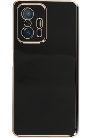 Newface - 5 - Xiaomi Mi 11t Pro Kılıf Volet Silikon - Csmo-tex - - Siyah Sıyah