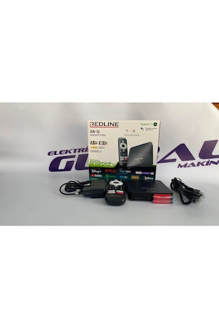 Redline Rv5 Lisanslı 4k Ultra Hd Android 11 Tv Box Medya Oynatıcı