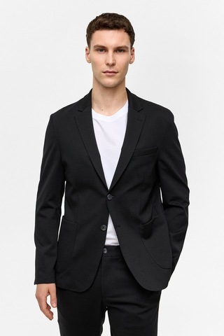 Back And Bond Siyah Slim Fit Mono Yaka Ceket Çok Renkli