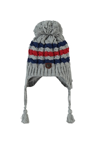 Kitti Erkek Çocuk Atkı Bere Eldiven Set 1-4 Yaş Açık Gri 24240600923w1-1