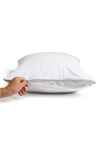 Maki Beyaz 50x70 Fermuarlı Sıvı Geçirmez Yastık Koruyucu Alez