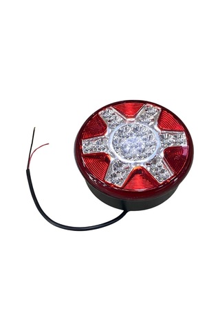 24v Geri Vites Lambası Ledli Yuvarlak Güleryüz Cobra-mıtsubıshı-otokar-temsa 122 Mm
