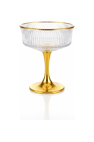 Line Metal Ayaklı Sunumluk 6 Lı Gold Altın
