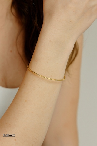 Lisa 3 Adet 14k Altın Kaplama Kadın Bilezik Gül Altın Renk Kadın Ajda Bilezik Çok Renkli