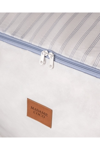 Madame Coco Nuage 2'li Baskılı Hurç - Beyaz/açık Mavi 8684427147696 Çok Renkli