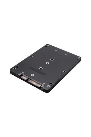 Xurunkeji M.2 Ngff'den 2,5 İnç Sata Ssd/msata'dan Sata Adaptör Kart Kutusu Pc Adaptörü M2 + M Masaüstü Soket Ngff İçin B Anahtarı