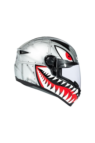 Zeus Zs-811a Al-38 Slv Black Motosiklet Kaskı