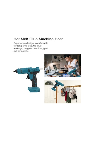 Geeksen Profesyonel Kablosuz Sıcak Tutkal Makinesi Taşınabilir Şarj Edilebilir El Sanatl Silikon Tabancası