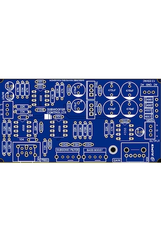 Subwoofer Filtre Devresi Denetleyici Özellikli