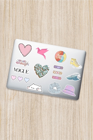 Love Dekoratif Laptop Notebook Tablet Telefon Sticker Set 03