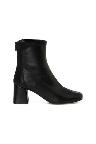 Butigo 24k-643 5pr Siyah Kadın Topuklu Bot 000000000102054674 Siyah