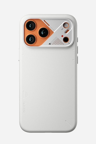 Apple Uyumlu iPhone 17 Pro Max Magsafe Özellikli A17 Vegan Deri Kılıf Beyaz