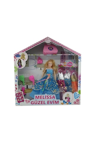 Bebek Yedek Elbiseli Ve Aksesuarlı - 1115-21 - Mavi