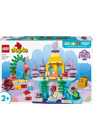 LEGO® DUPLO® │ Disney Ariel’in Sihirli Su Altı Sarayı 10435 - 2 Yaş & Üzeri Çocuklar için Eğitici Oyuncak Yapım Seti (116 Parça)