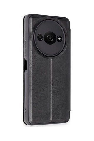 Xiaomi Redmi A3 4g Uyumlu Kılıf Flip Cover - Siyah