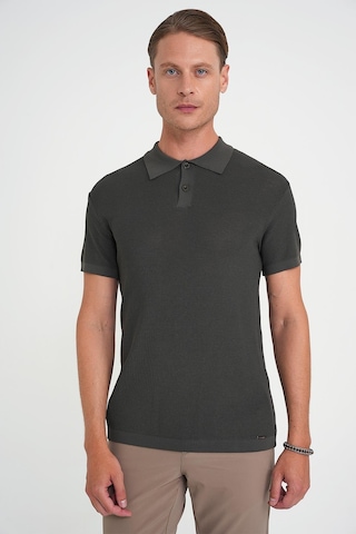 Efor Comfort Fit Polo Yaka Kısa Kollu Haki Triko Tr 883 Haki