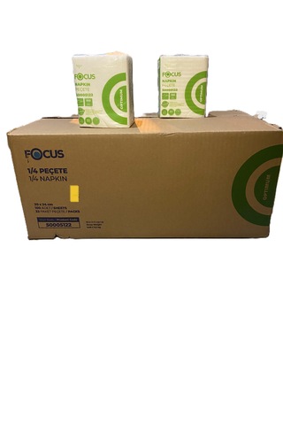 Focus Kare Peçete, Servis Peçete 20x24 Cm 32 Paket Her Paket 100 Adet, Toplam 3200 Adet
