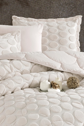 Nordqueen Wellsoft Jakarlı Çift Kişilik Uyku Seti Perle Ekru
