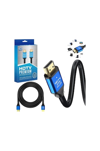 Hdmi Kablo 2.0v Hdtv 4k 60hz 5mt Poke Pk-6853