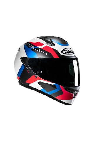 C10 Kapalı Kask Tıns Hrc Renk Mc21sf Şeffaf Vizör Beyaz