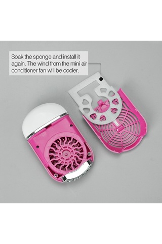 Shineyee Usb Şarjlı Taşınabilir Mini Klima Fan - Kirpik Uzatma & Seyahat İçin Serinletici Hava Üfleyici