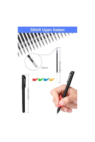 Sayıları Yazmayı Kolayca Öğreten Kitap Sihirli Uçan Kalemli Oluklu (Kabartmalı) Sayılar Kitabı Dikkat Atölyesi Yayınları