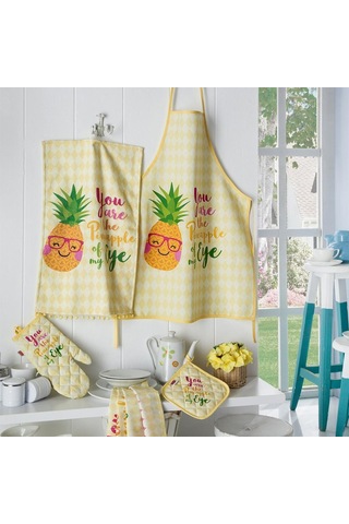 Maxstyle Pineapple 5 Parça Mutfak Seti