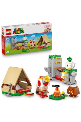 LEGO® Super Mario™ Captain Toad Kampı 72040 - 6 Yaş ve Üzeri Çocuklar için Yaratıcı Oyuncak Yapım Seti (159 Parça)